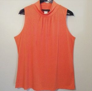 Vintage Peachy Sleeveless Blouse